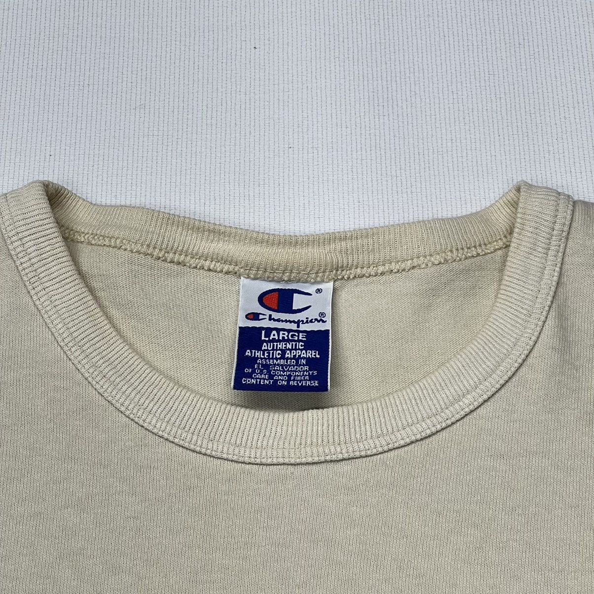 Champion × Vintage Champion Shirt Beige Logo Basic Tan Brown Athletic Y2K Size US L / EU 52-54 / 3 - 5 Thumbnail