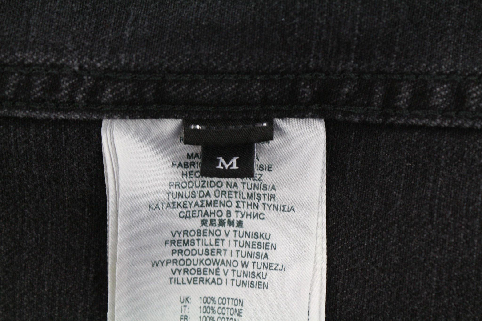 Diesel NHILL-C-SP M Black Denim Trucker Polo Neck Jacket 81751 Size US M / EU 48-50 / 2 - 8 Thumbnail