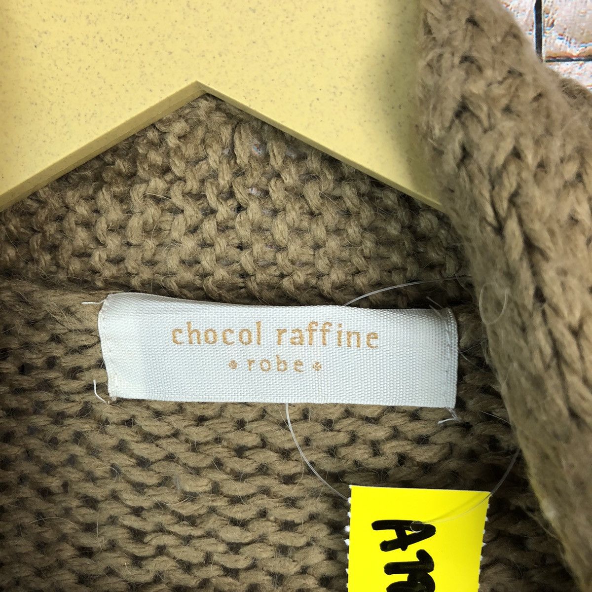 Japanese Brand Chocol Raffine Brown Cardigan knitwear #A781 Size XL / US 12-14 / IT 48-50 - 9 Thumbnail