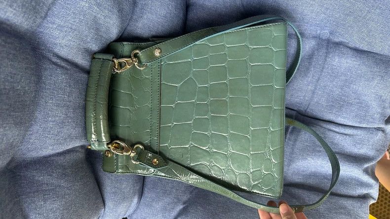 Vivienne Westwood Vivienne Westwood size os Trapezoid Bag Big Logo Mint Green Size ONE SIZE - 5 Thumbnail