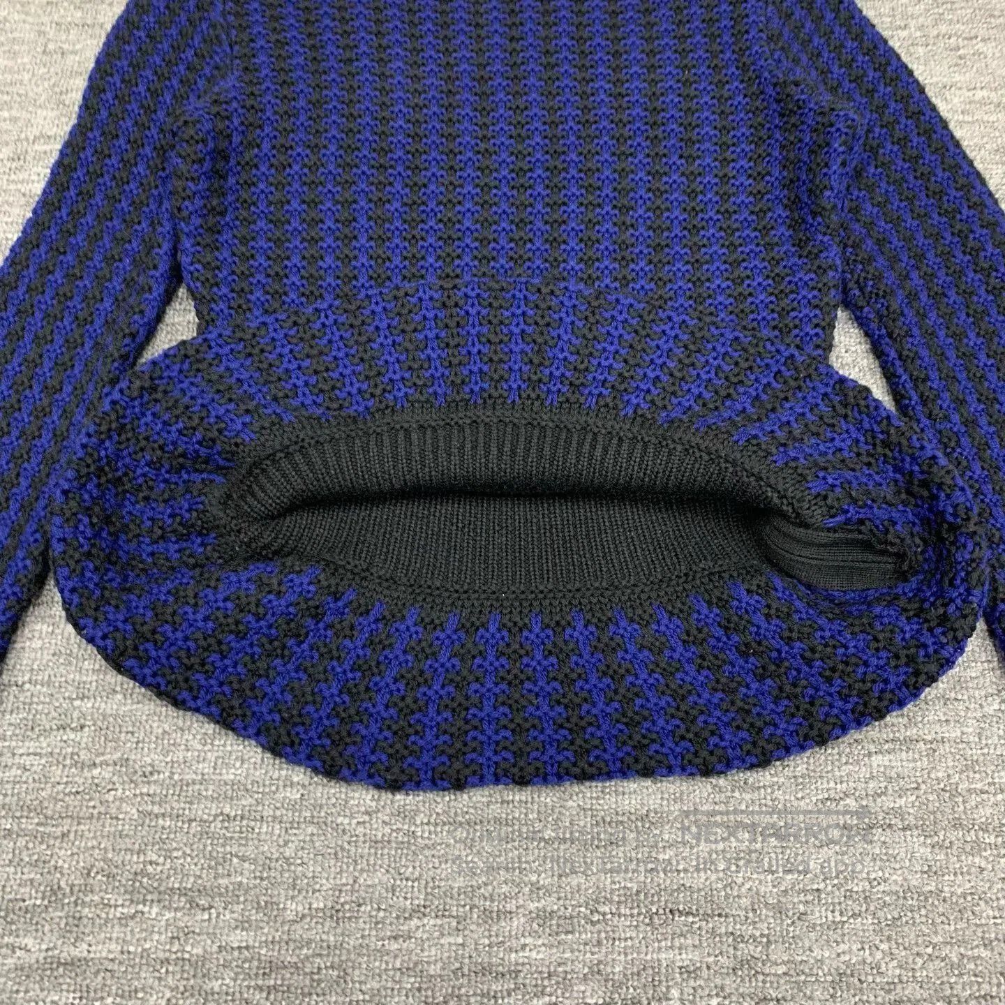 Dior Dior Black Blue Wool Sweater Size 38. Size M / US 6-8 / IT 42-44 - 7 Thumbnail