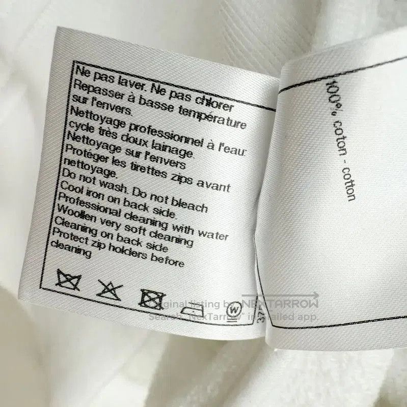 Chanel Chanel White Cotton Women's Hoodie . Size XXS / US 00 / IT 34 - 6 Thumbnail