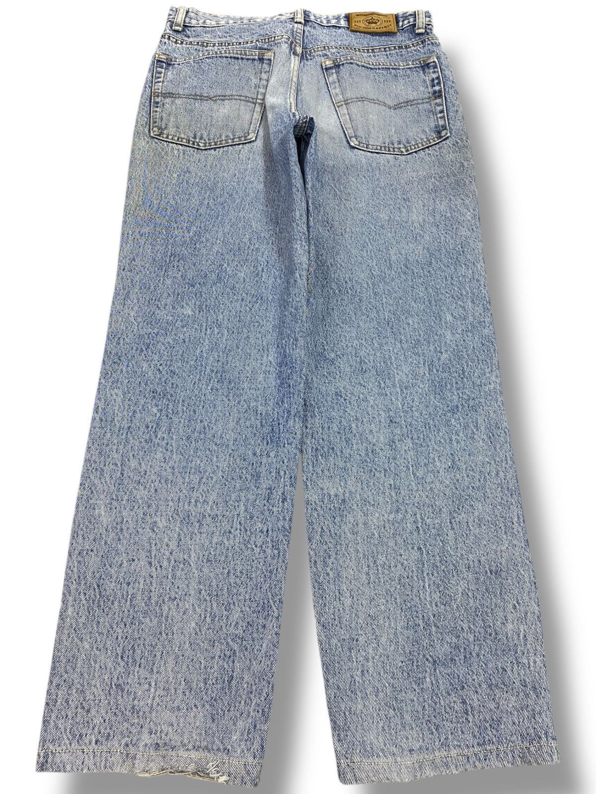 Big John Big John Acid Blue Wash Style Baggy Jeans Size US 30 / EU 46 - 3 Thumbnail