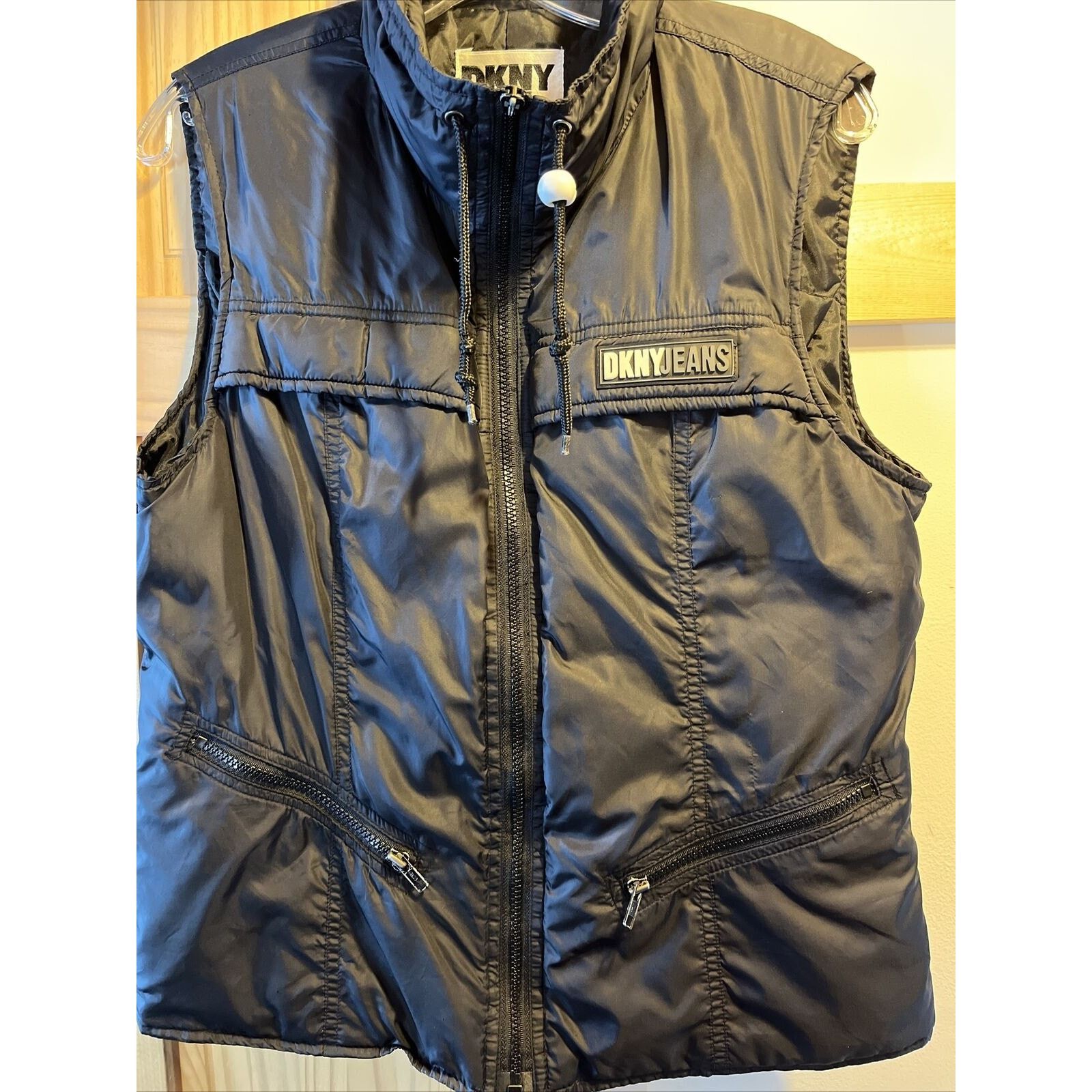 DKNY DKNY VTG Women’s S Black Down Insulated Full Zip Puffer Vest Size S / US 4 / IT 40 - 18 Thumbnail