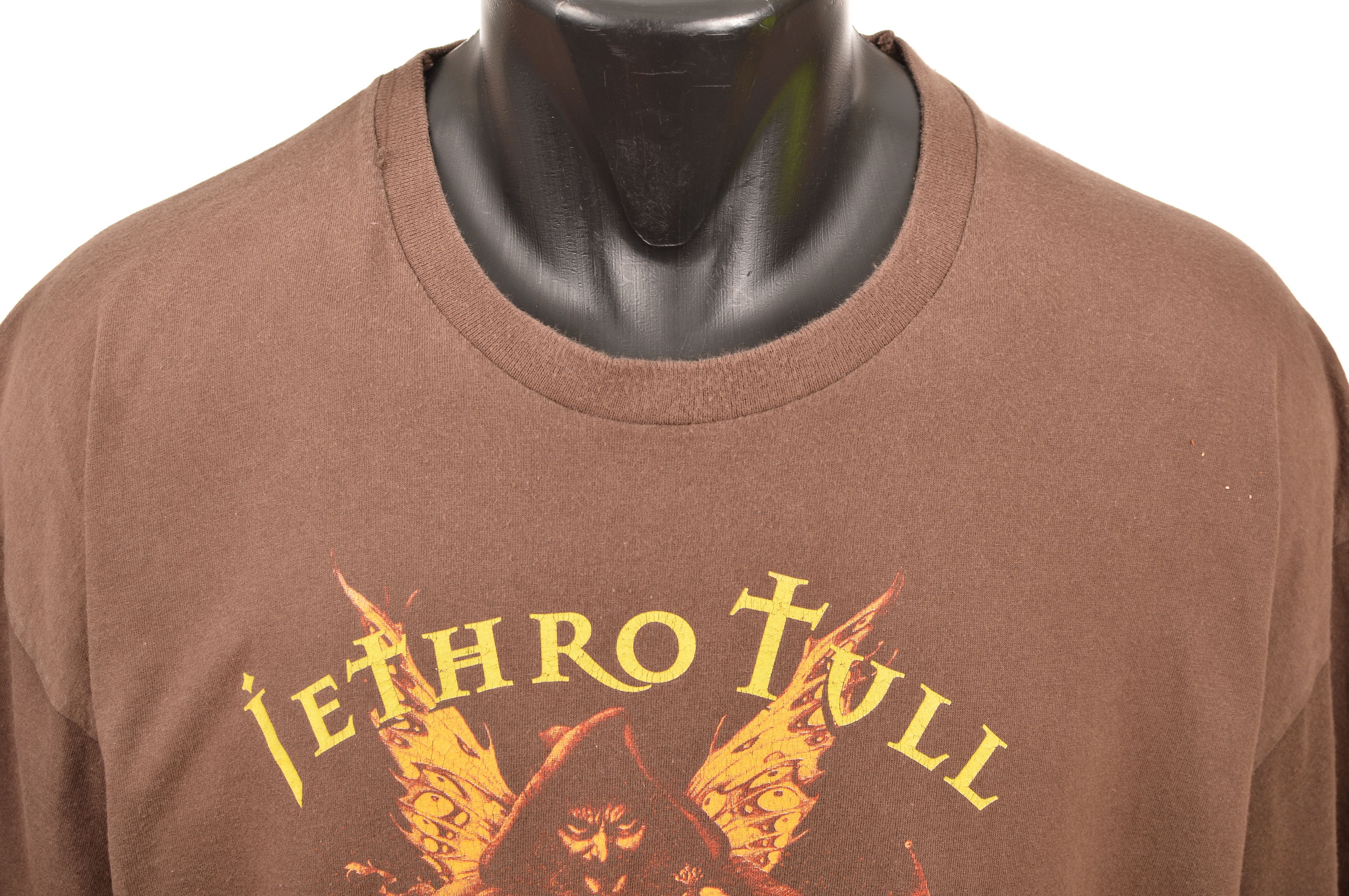 Vintage Fruit of the Loom Jethro Tull Vintage Europe Tour T-Shirt Size US XL / EU 56 / 4 - 2 Thumbnail