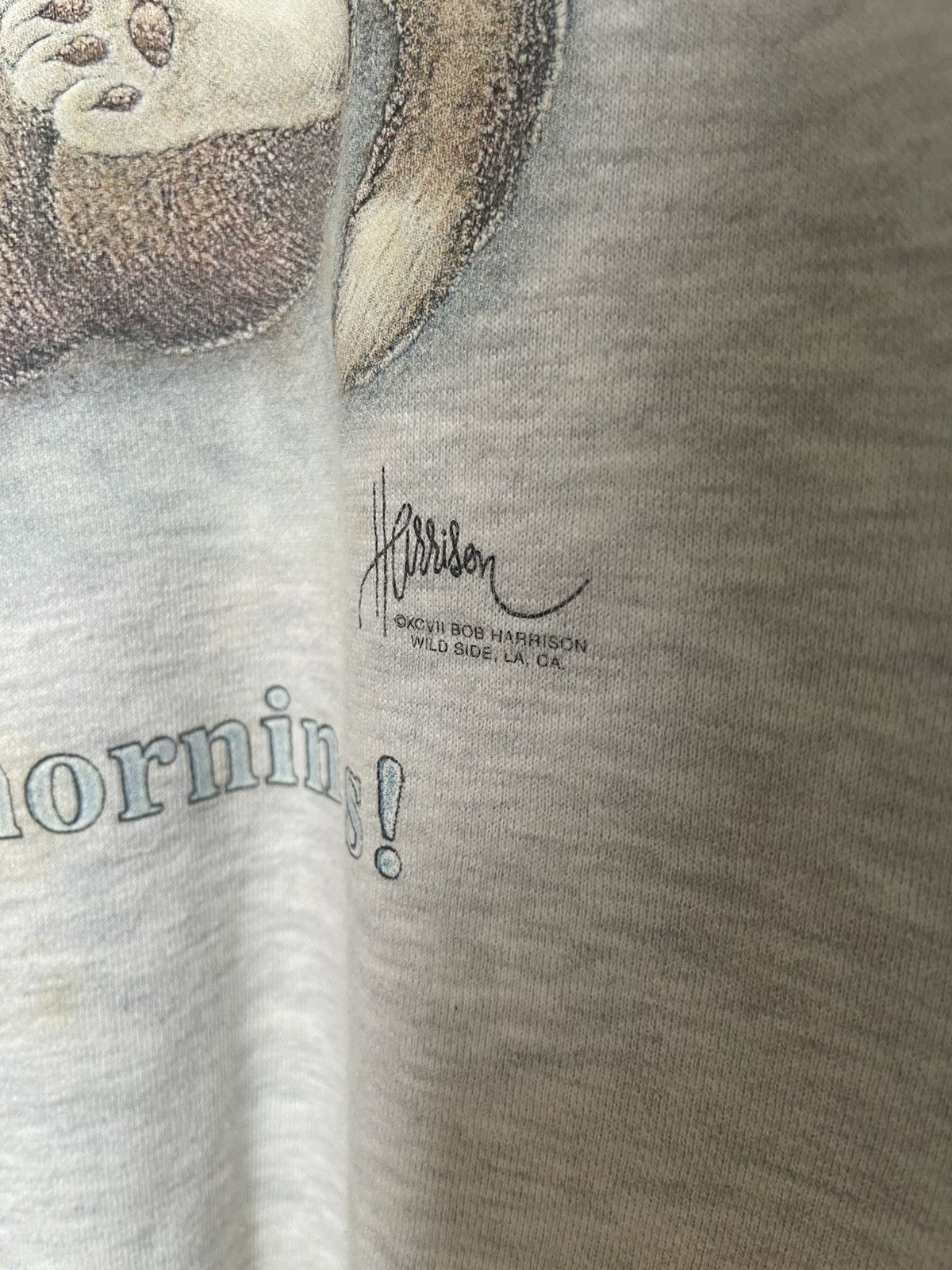 Vintage Vintage I don’t do mornings Sweatshirt 90s Size US M / EU 48-50 / 2 - 2 Thumbnail