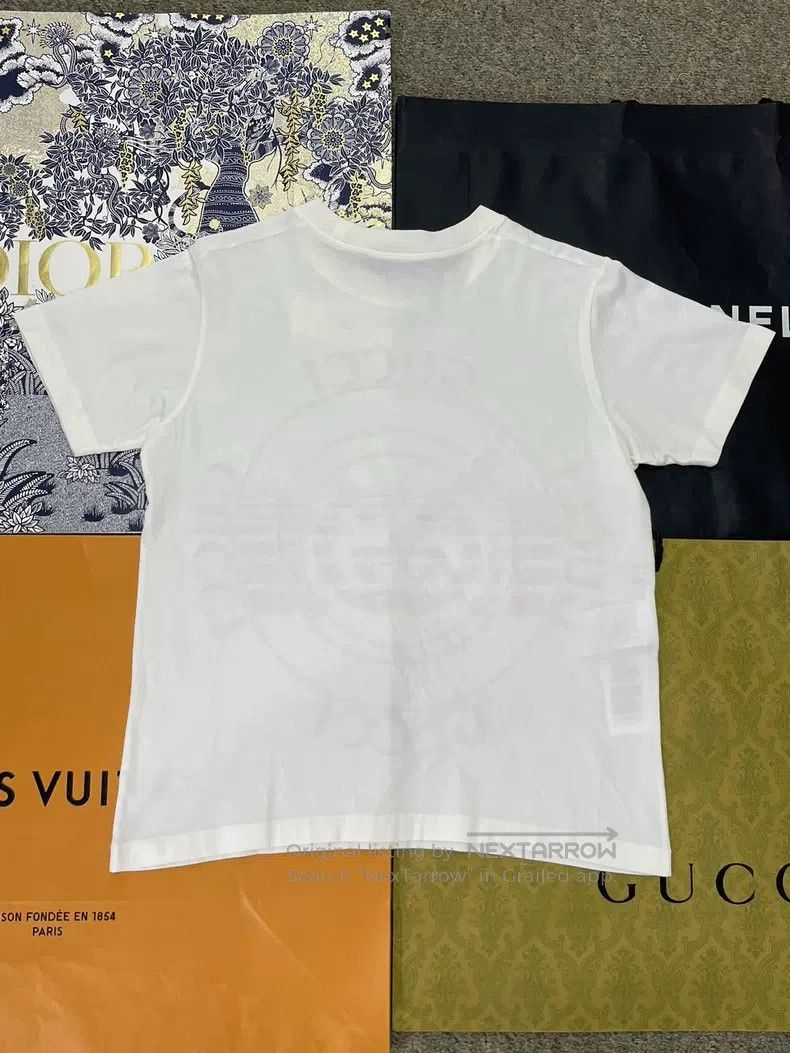 Gucci Gucci White and red letter logo short-sleeved T-shirt Size US XS / EU 42 / 0 - 3 Thumbnail