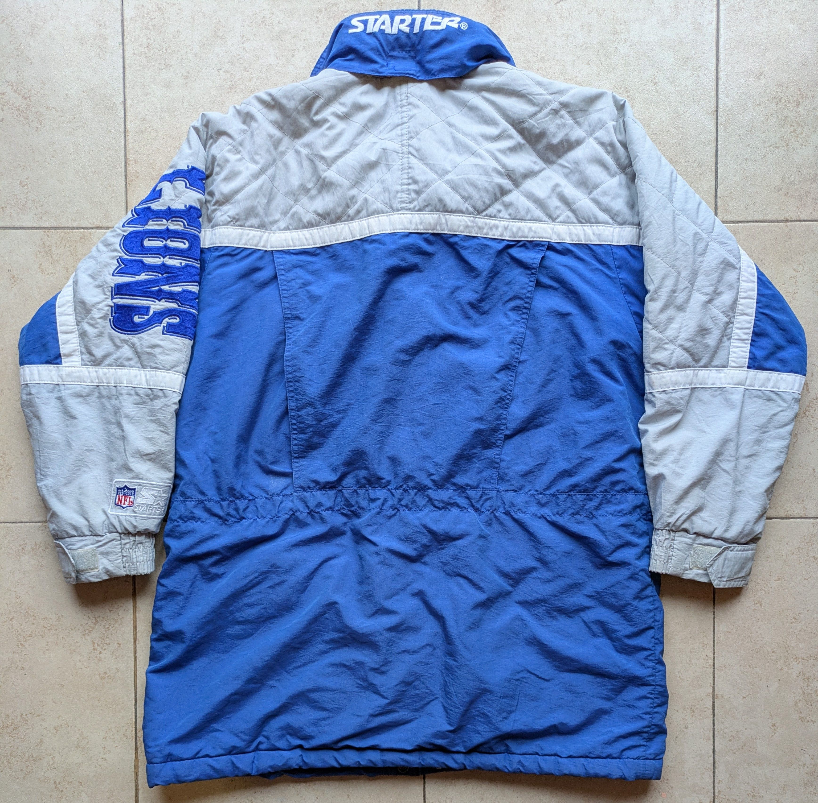 Starter Detroit Lions 90s STARTER puffer yth L blue gray NFL Pro vtg Size US M / EU 48-50 / 2 - 6 Thumbnail