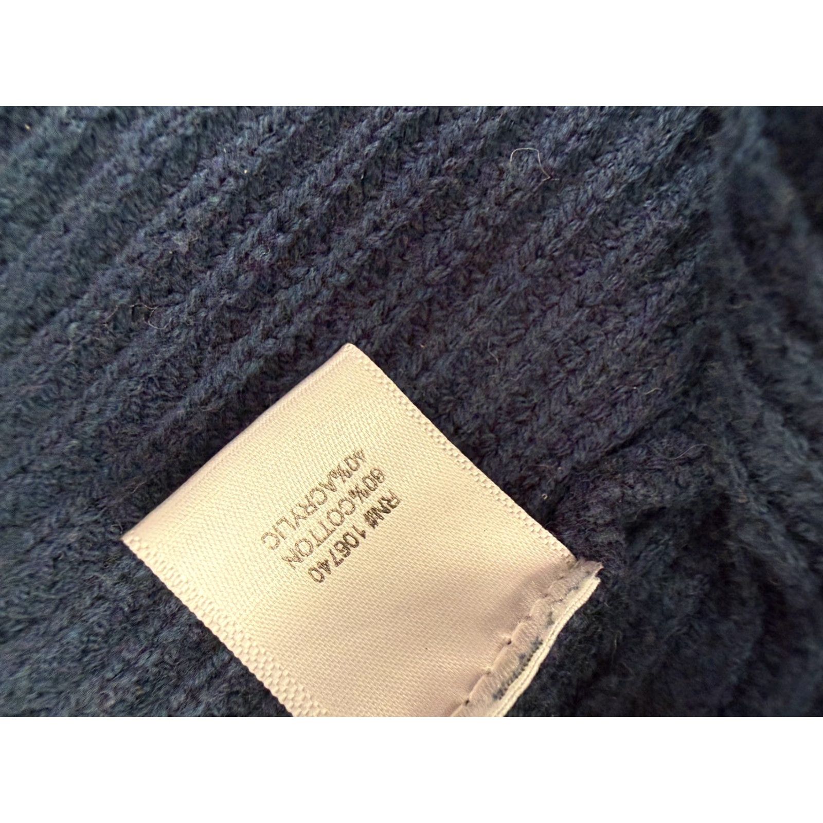 Vintage Chadwicks Sweater Womens Large Blue Cotton Acrylic Raglan Knit Pullover Crew Neck Casual M Size L / US 10 / IT 46 - 4 Thumbnail
