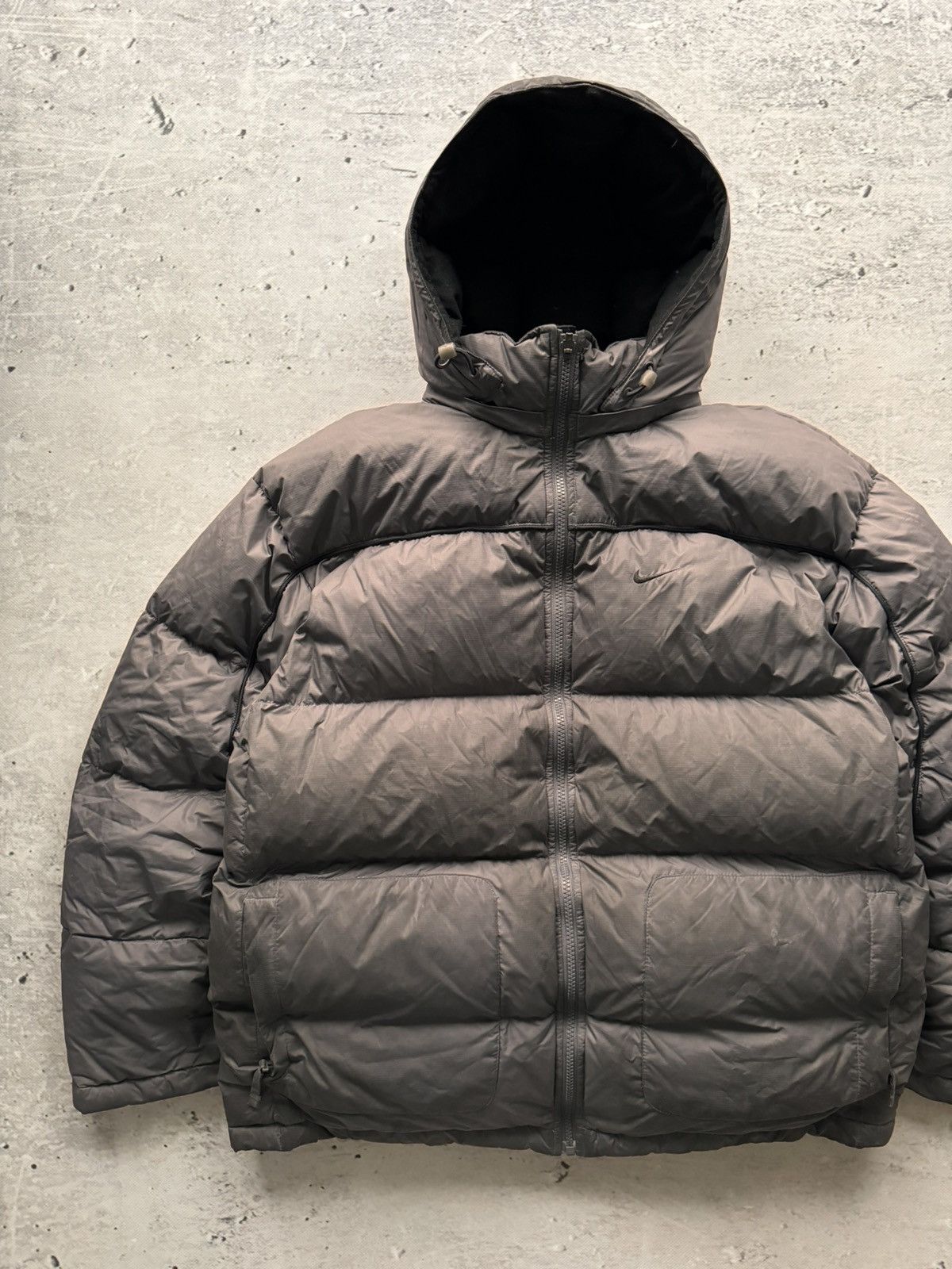 Nike × Nike ACG NIKE PUFFER DOWN BASIC LOGO OVERSIZE NYLON JACKET Size US L / EU 52-54 / 3 - 3 Thumbnail
