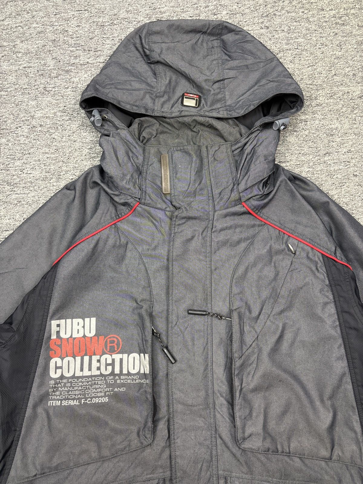 Fubu × Vintage Vintage Y2K Fubu Snow Collection Gorpcore Jacket Insulated Size US L / EU 52-54 / 3 - 6 Thumbnail