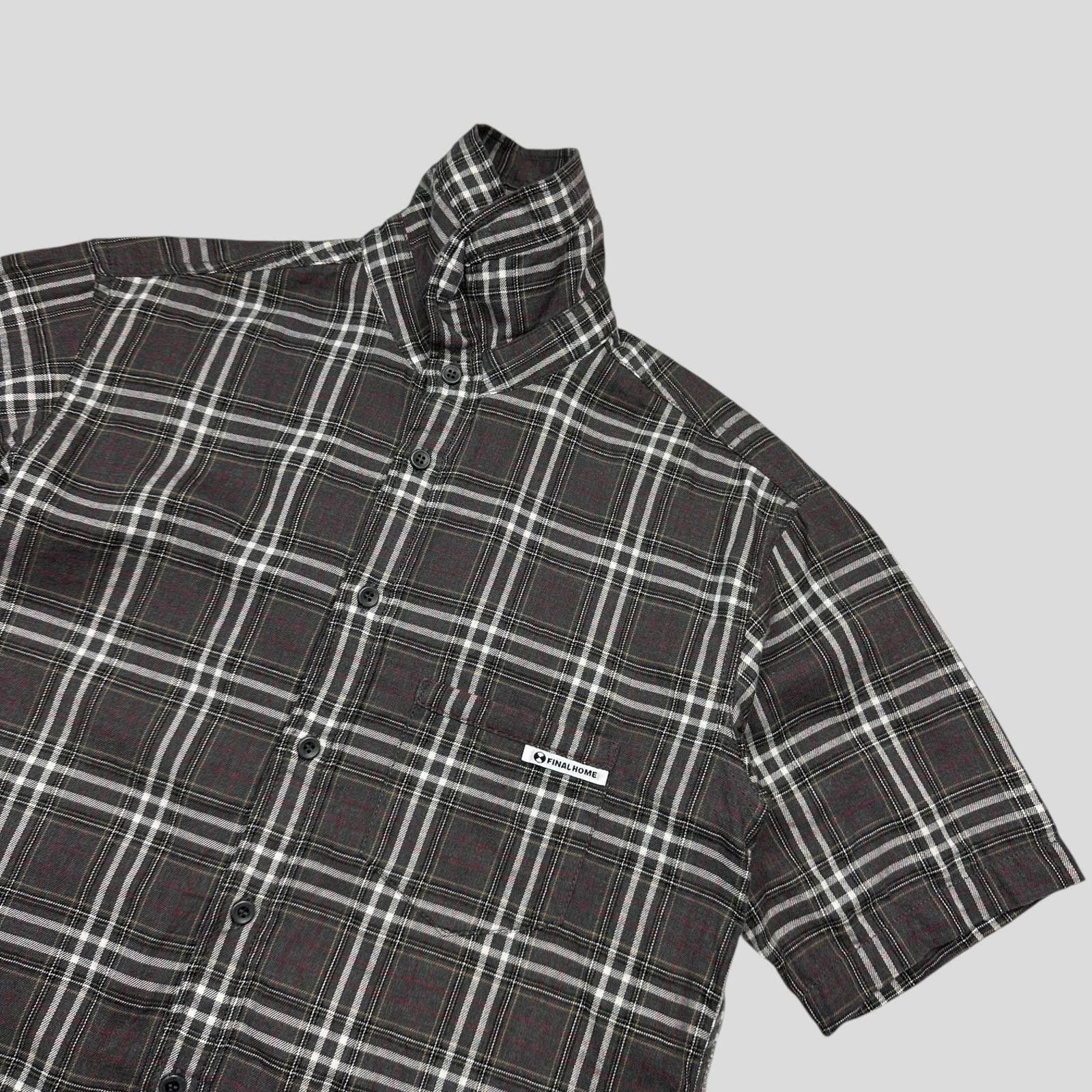 Issey Miyake Final Home AW08 Grey Nova Check Pocket Logo Shirt - S Size US S / EU 44-46 / 1 - 2 Thumbnail