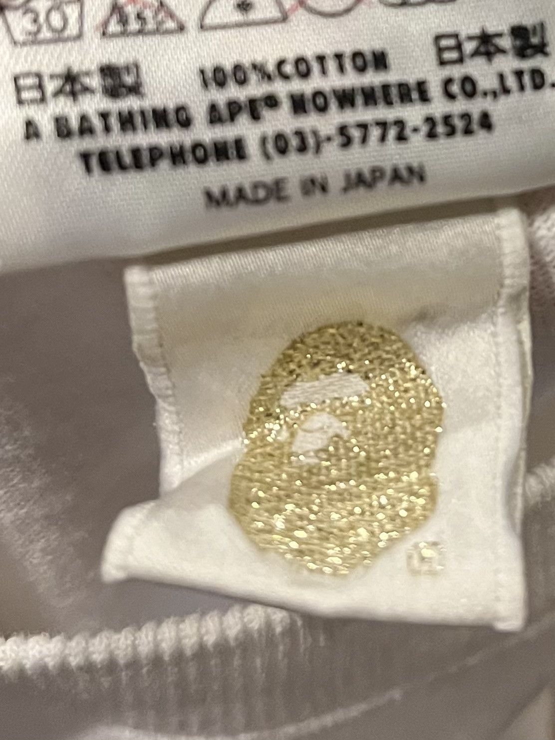 Bape Bape tee shirt Size US XL / EU 56 / 4 - 5 Thumbnail