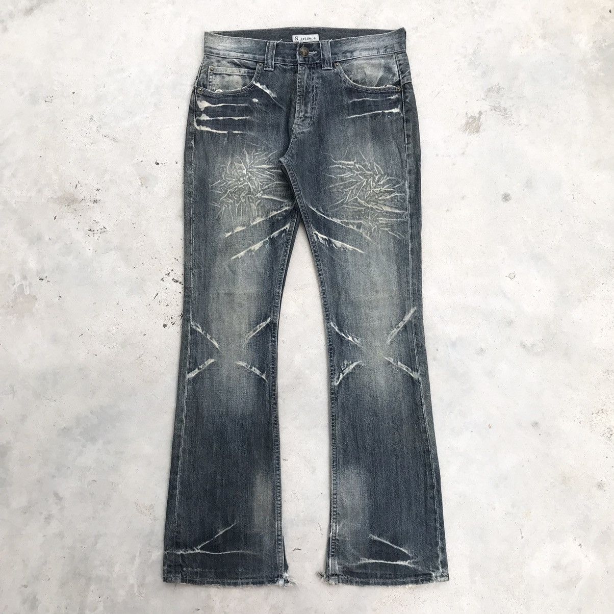 Hysteric Glamour Y2K Sorriedere / Hysteric Glamour Style Flare Jeans Denim Size 30" / US 8 / IT 44 - 1 Thumbnail