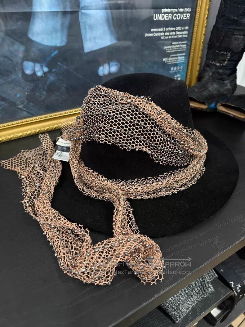 Dries Van Noten DRIES VAN NOTEN Diamond Net Scarf Size ONE SIZE - 1 Thumbnail