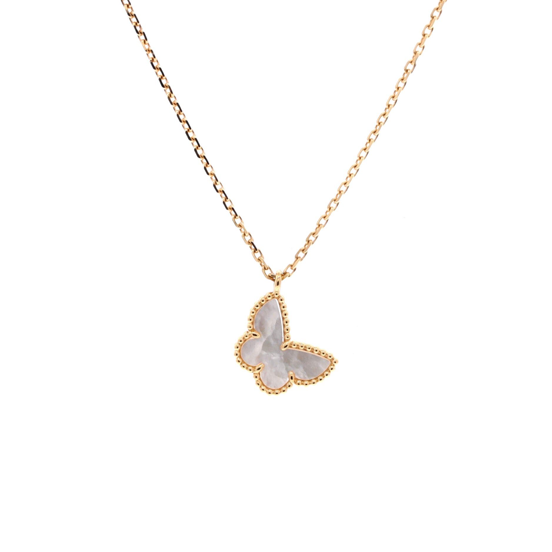 Van Cleef & Arpels Sweet Alhambra Butterfly Pendant Necklace Size ONE SIZE - 1 Thumbnail