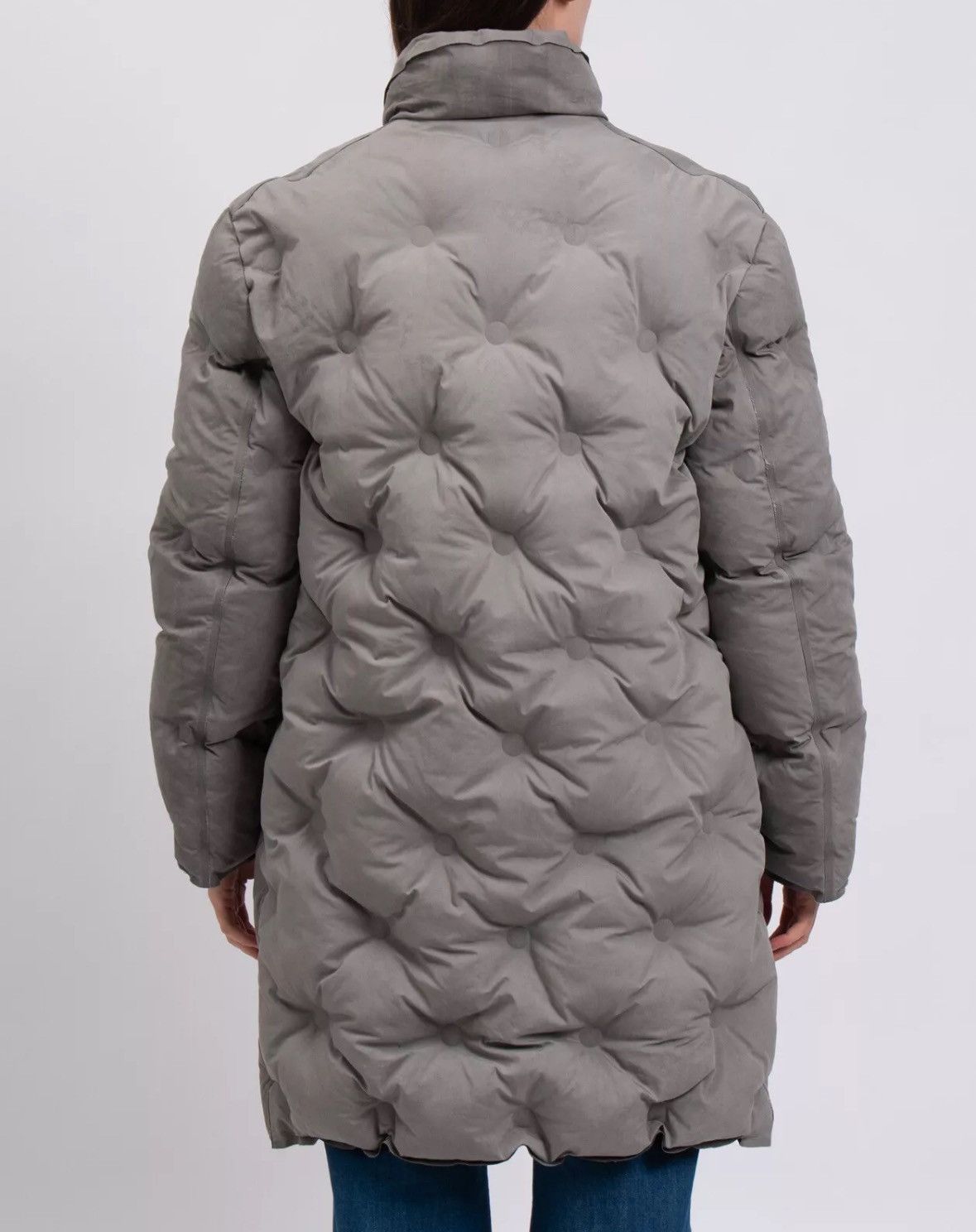 Maison Margiela Maison Margiela Oversized Padded Puffer Coat - Grey 36 (S-M) Size S / US 4 / IT 40 - 2 Thumbnail