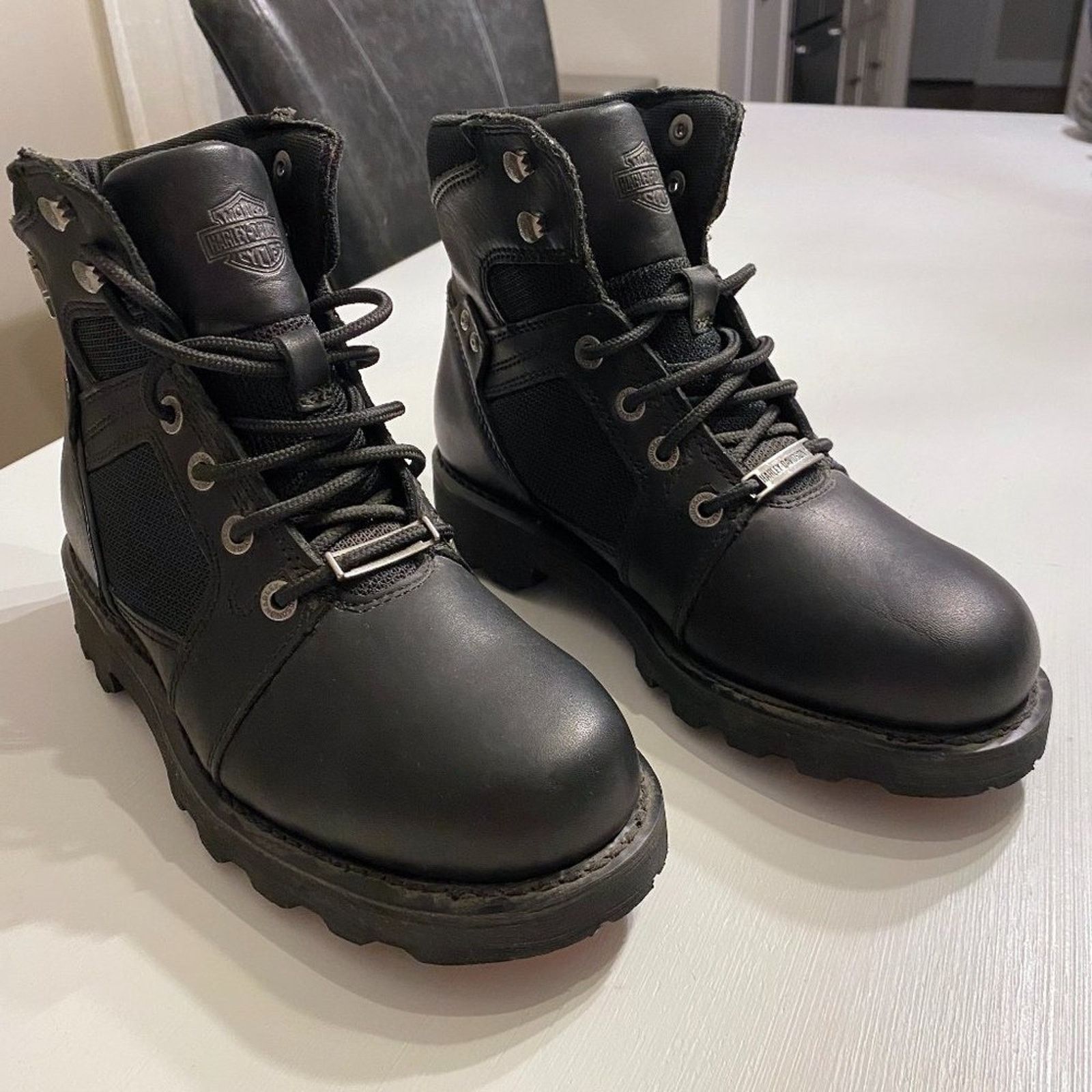Harley Davidson Women's Radboure Harley Davidson Boots Size 9.5 Model D87108 Size US 9.5 / IT 39.5 - 1 Thumbnail