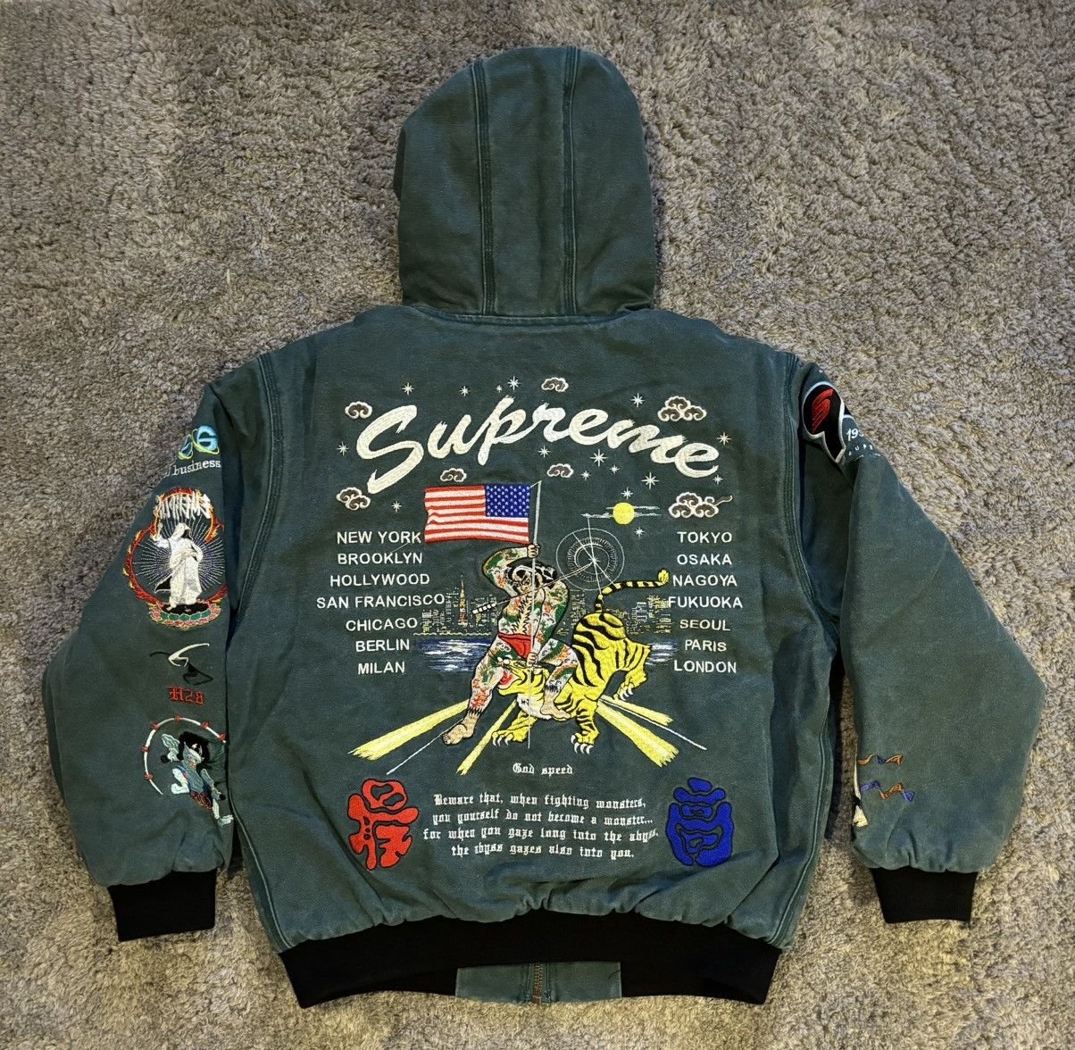 Supreme Supreme x AOI Hooded Work Jacket | Grailed
