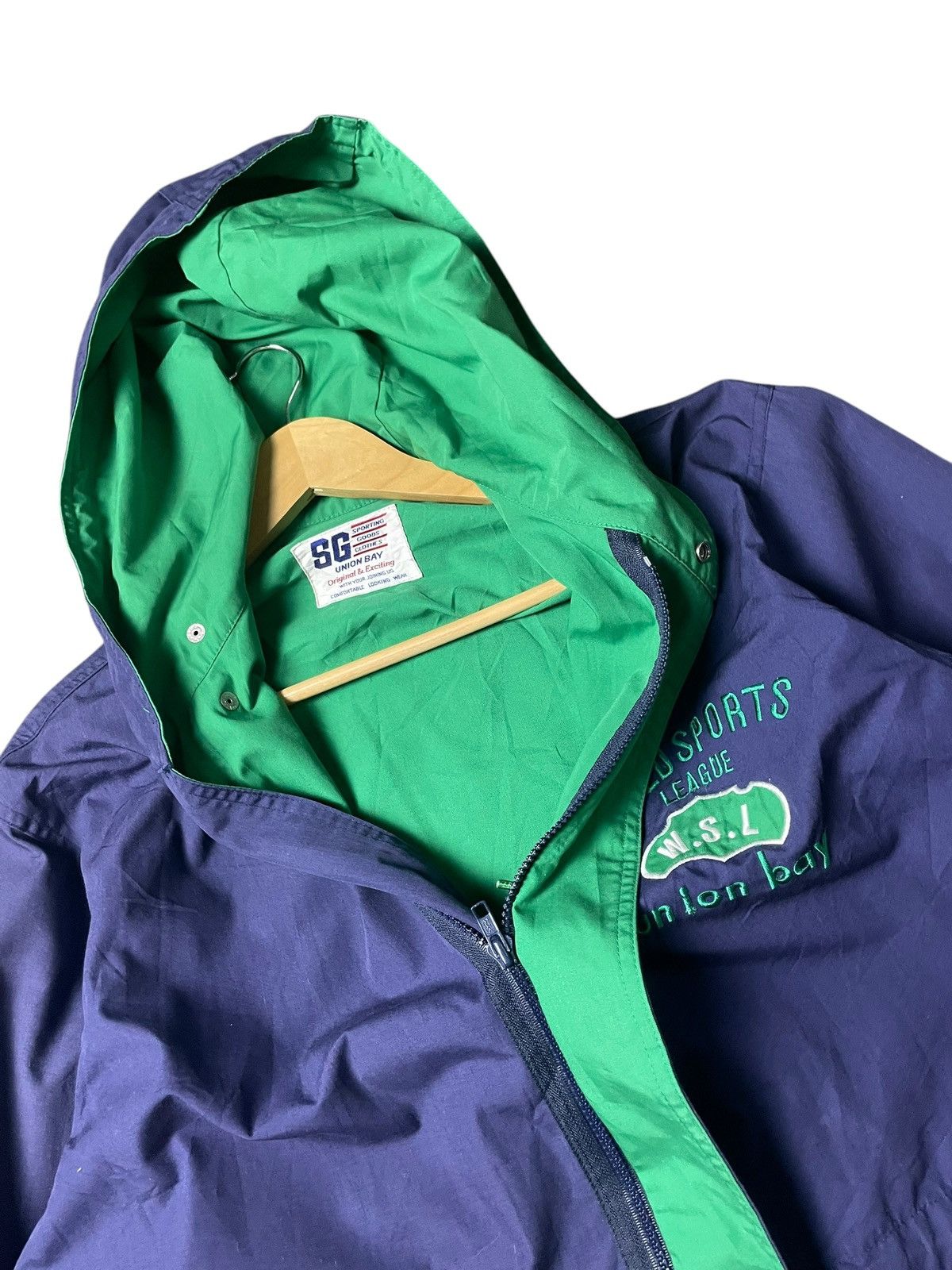 Japanese Brand × UNIONBAY × Vintage Vintage UNION BAY Original Clothing Hooded Jacket (95) Size US L / EU 52-54 / 3 - 7 Thumbnail