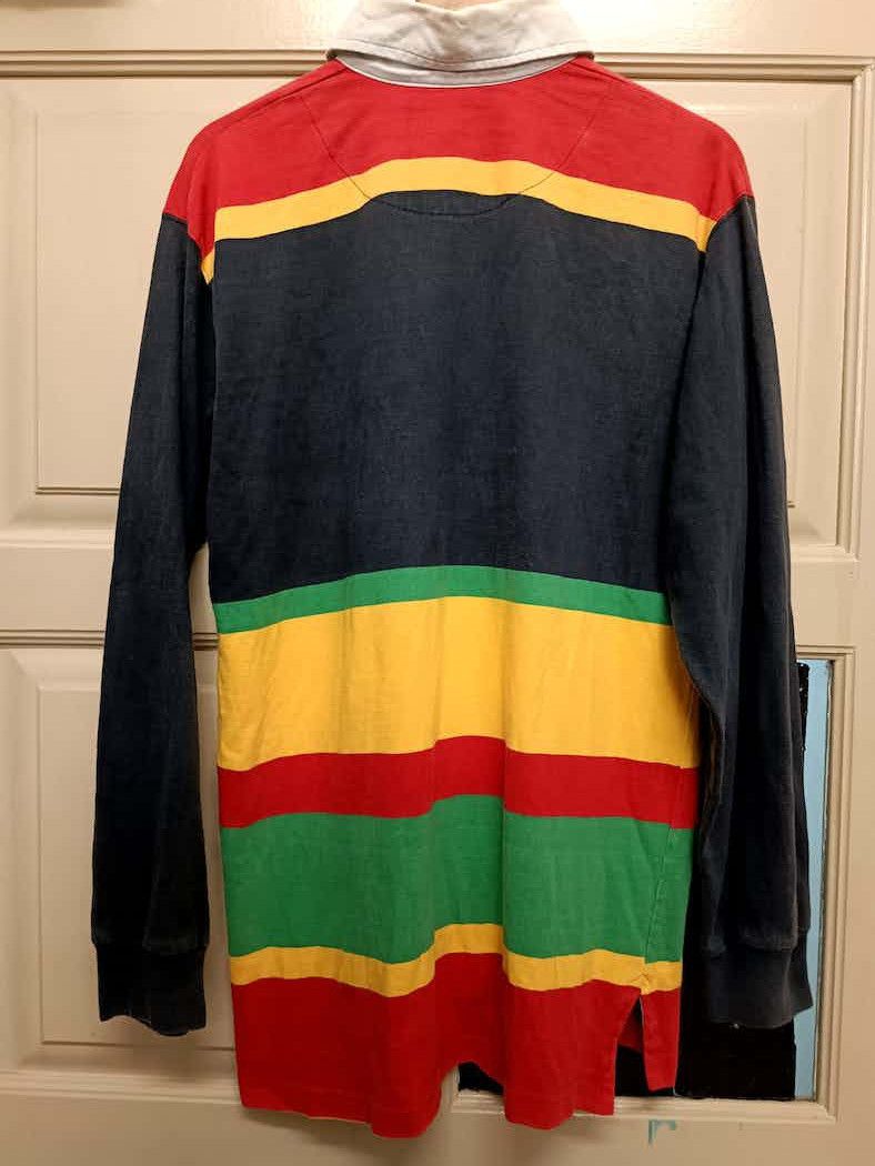 Burberry × Burberry Prorsum × Vintage vintage 90s burberry rugby shirt made in england Size US L / EU 52-54 / 3 - 2 Thumbnail