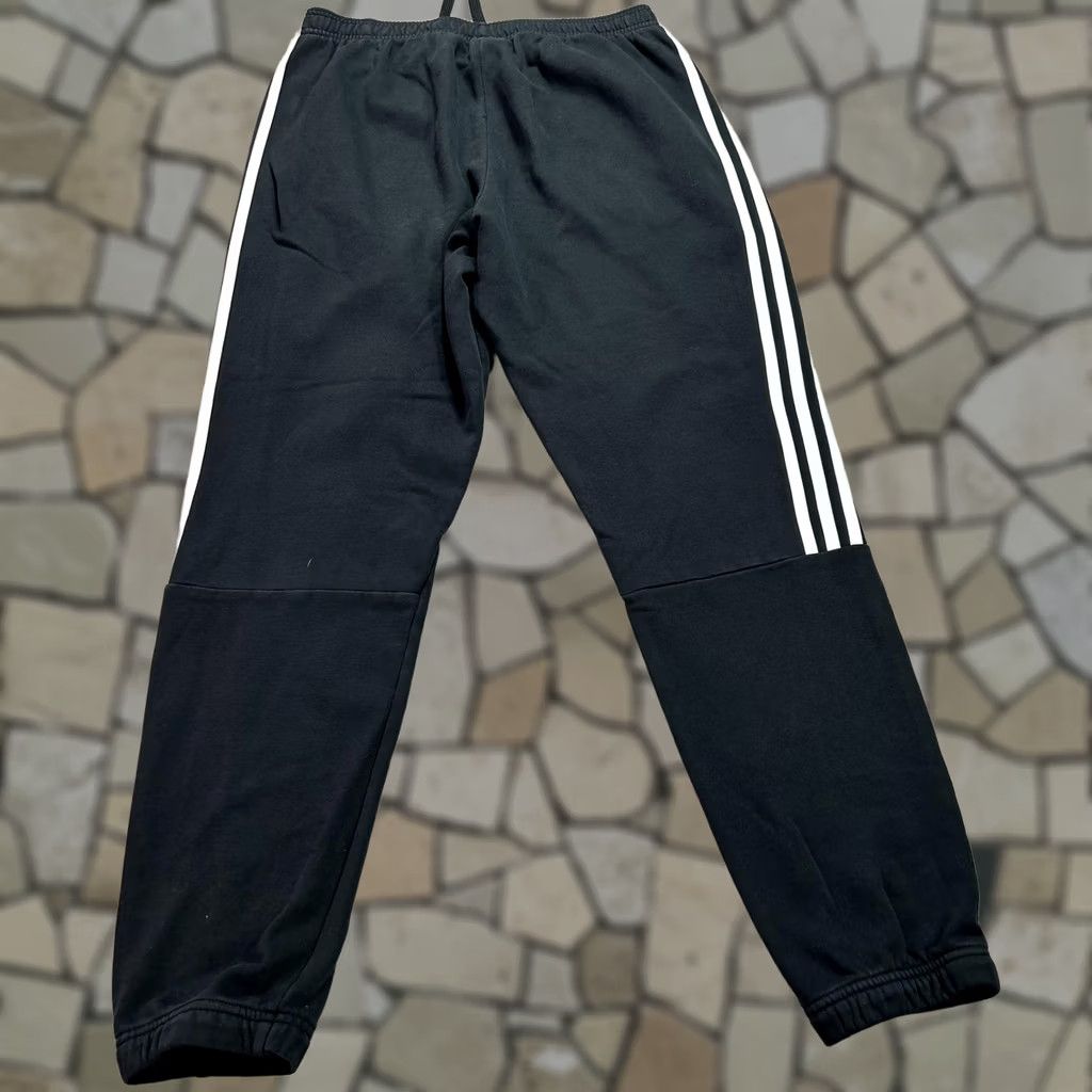 Adidas Adidas Sweatpants Mens Medium Black Fleece 3 Stripe Jogger Athletic GM9435 Size US 31 - 1 Thumbnail