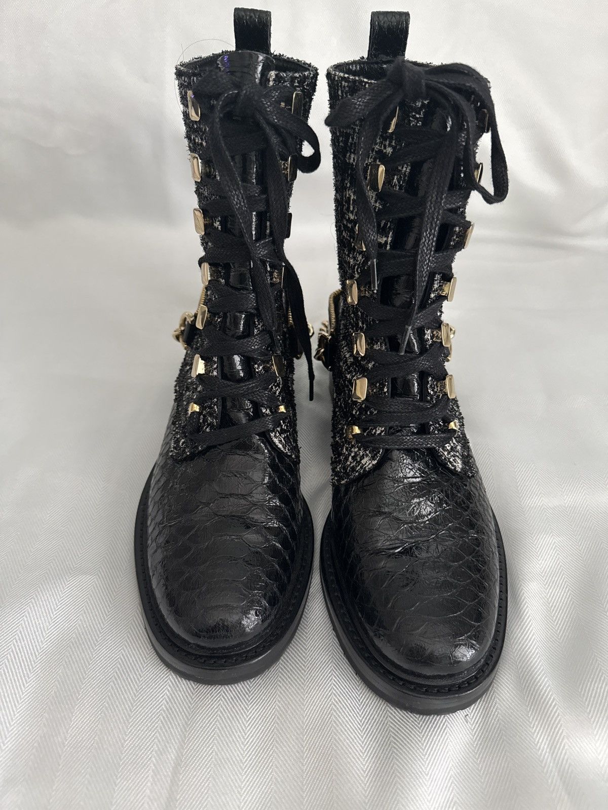 Lanvin Lanvin women's lace-up boots Size US 7.5 / IT 37.5 - 1 Thumbnail