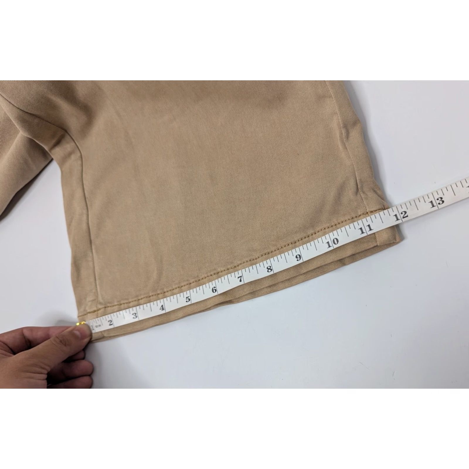 Vintage American Eagle Pants Women's 10 Khaki Wide Leg Stretch Baggy Y2K 90s Skate Vintage No Size 32" / US 10 / IT 46 - 7 Thumbnail