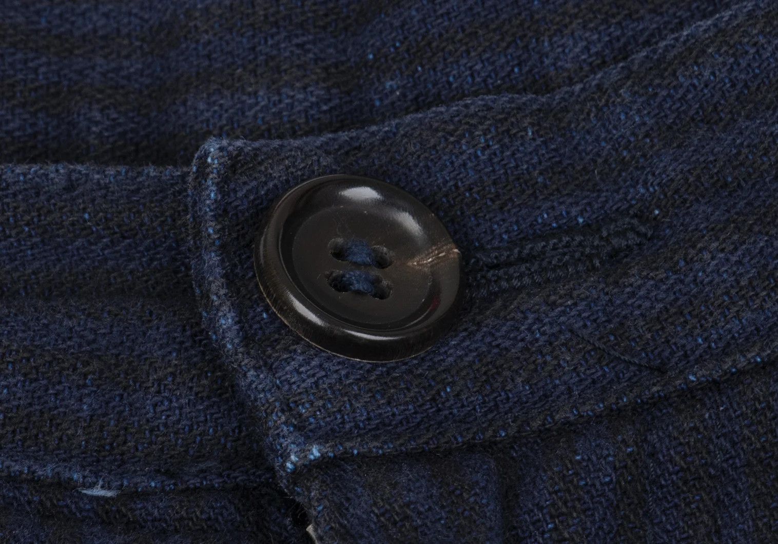 Comme des Garcons Homme Plus Rolling Stones Lip Print Stripe Pants in Black and Navy Size US 30 / EU 46 - 9 Thumbnail