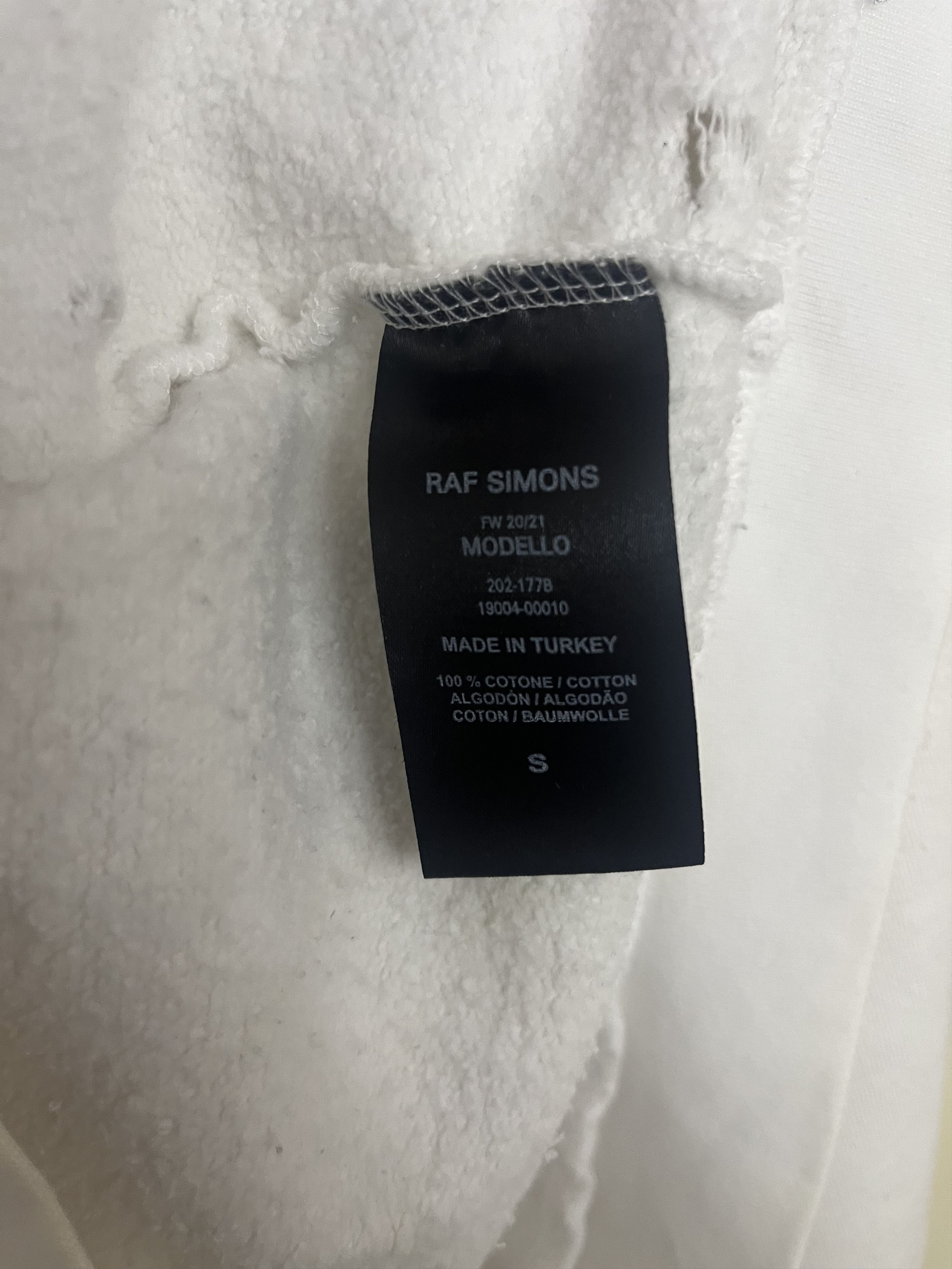 Raf Simons Raf Simons “Life On Mars” Distressed Zip Hoodie – Rare Piece Size US S / EU 44-46 / 1 - 5 Thumbnail