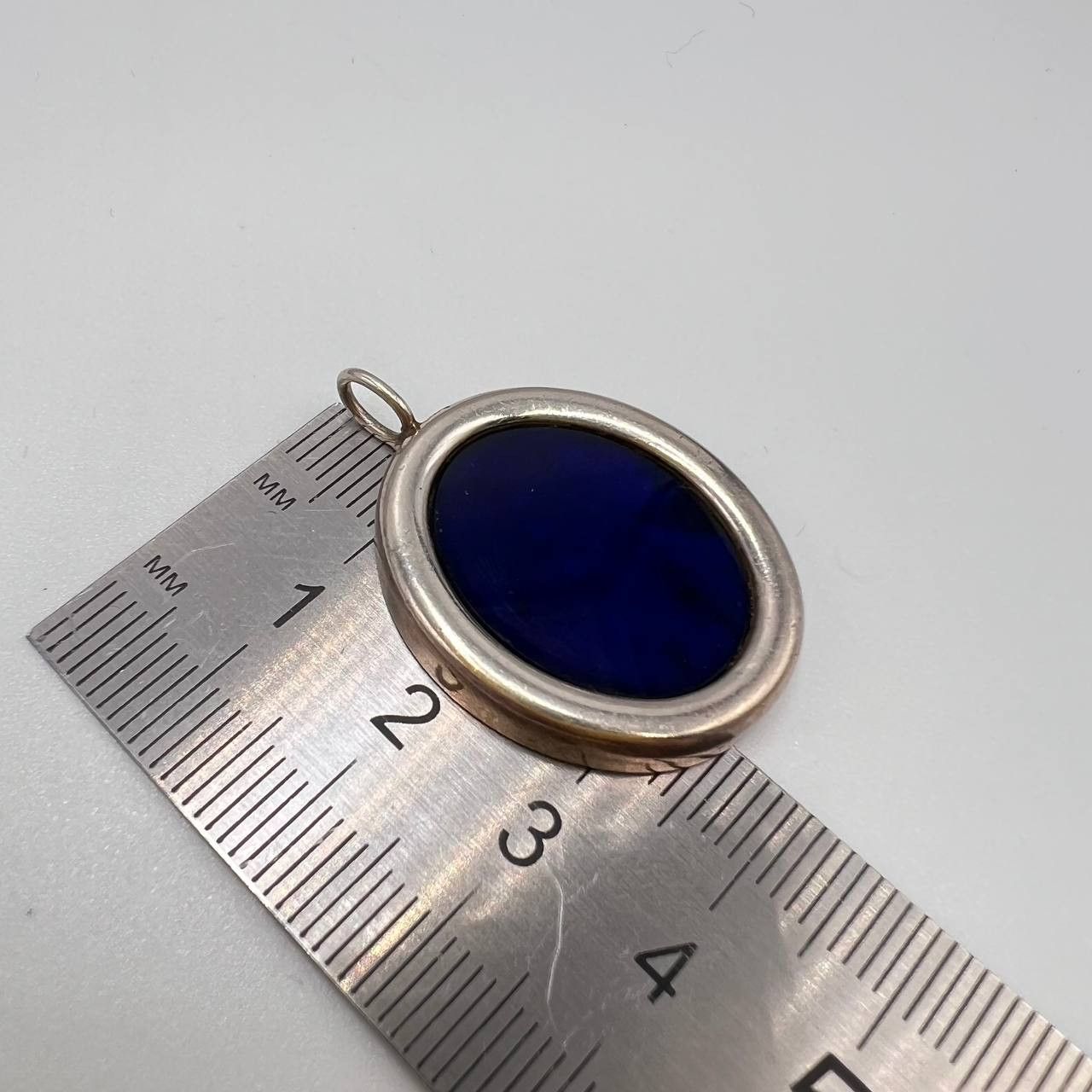 Vintage Vintage Pendant Sterling Silver 925 Fluorite Quartz Gemstone Size ONE SIZE - 5 Thumbnail