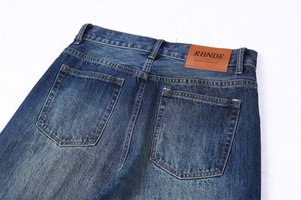 Japanese Brand × Jean Street American gradient washed loose wide-leg jeans y2k Size US 32 / EU 48 - 5 Thumbnail