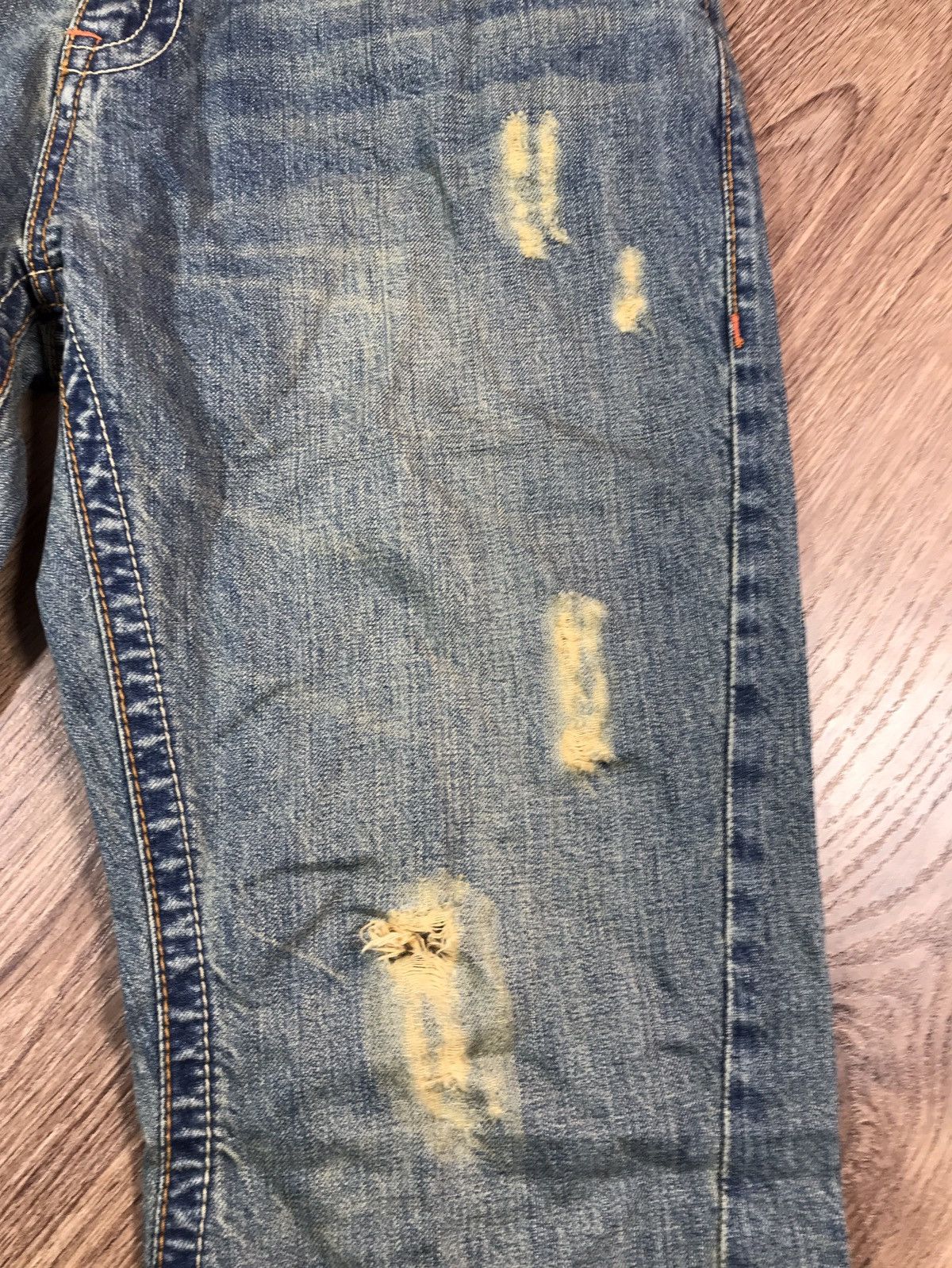 Japanese Brand RH 512 Distressed Jeans Vintage Size US 36 / EU 52 - 6 Thumbnail
