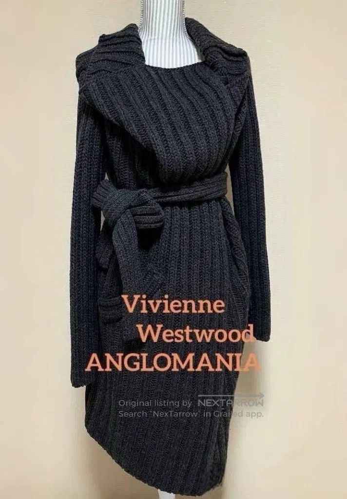 Vivienne Westwood Rare Deconstructed Knitted Dress Coat Ja