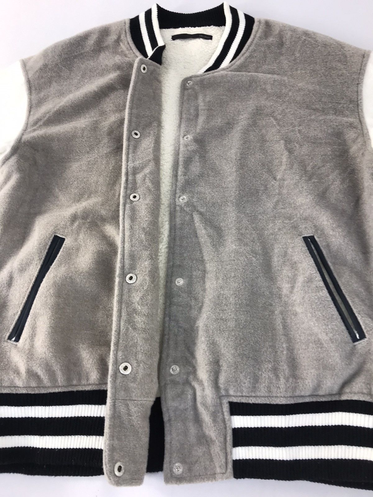 Japanese Brand × Vintage Vintage Heather Varsity Jacket Faded Colour Design Size US M / EU 48-50 / 2 - 6 Thumbnail