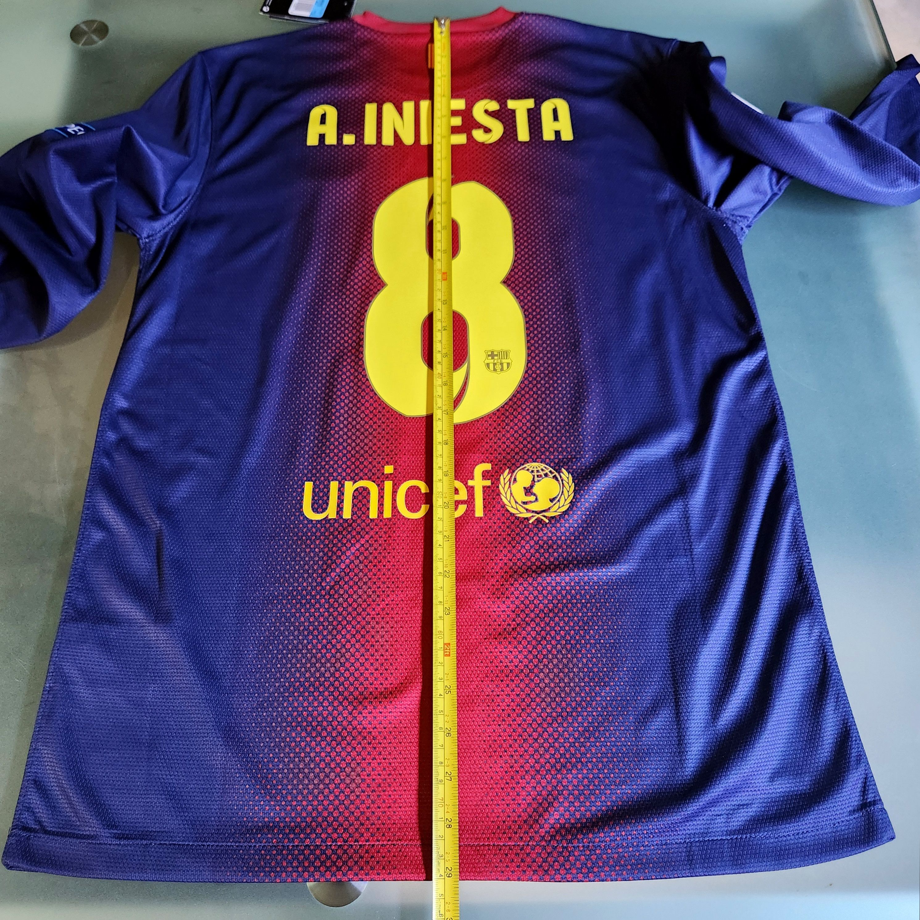 Nike Authentic Barcelona INIESTA 2012-2013 Long Sleeve L/S Home Size US M / EU 48-50 / 2 - 17 Thumbnail