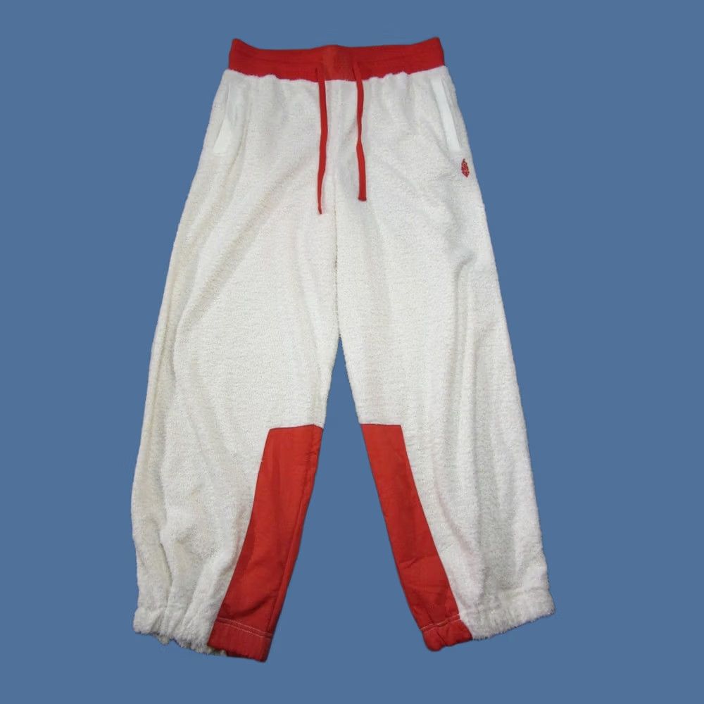 Free People Free People Movement Pants Womens Large White Red Fleece Cuddle Up Cozy Size 36" / US 14 / IT 50 - 1 Thumbnail