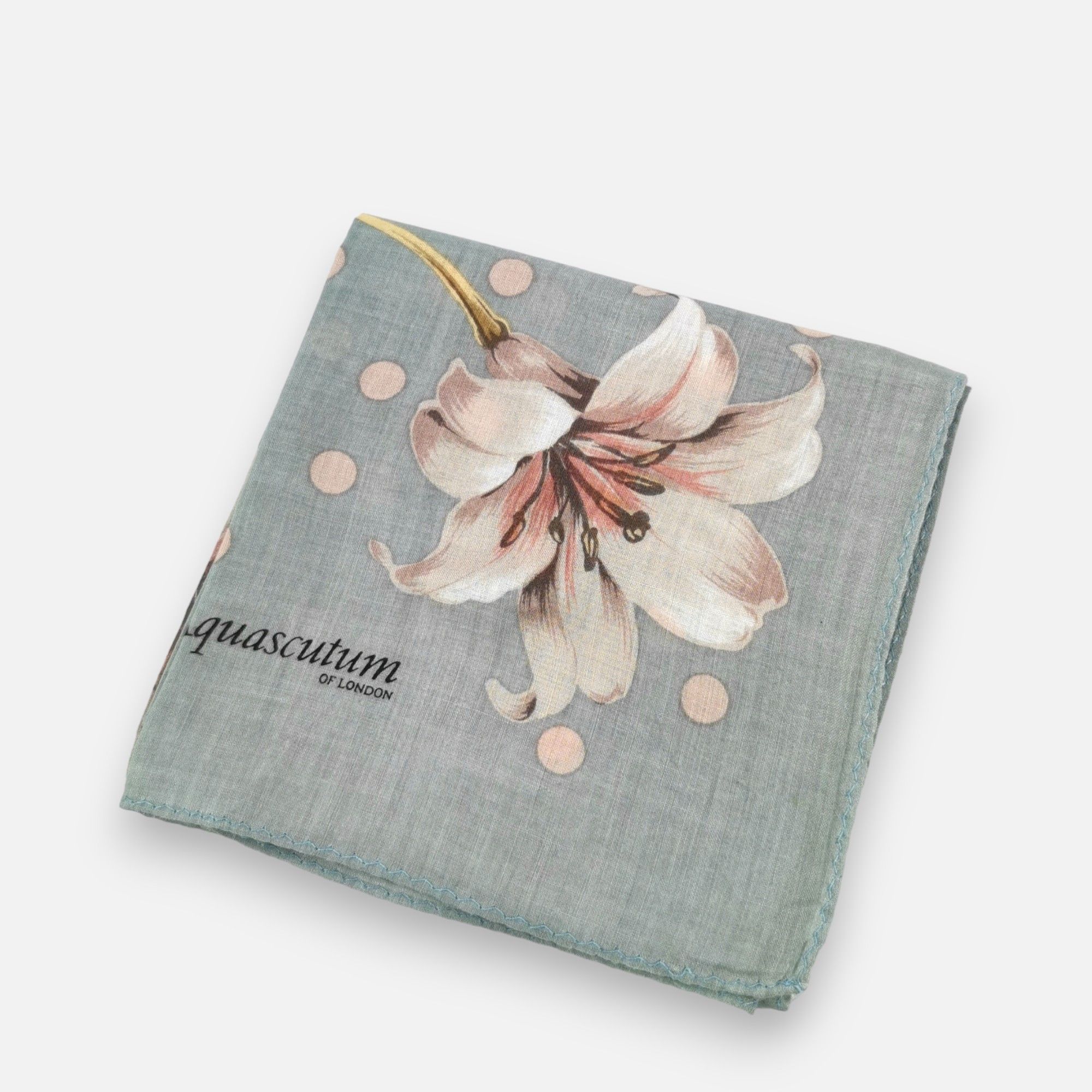 Aquascutum Vintage Aquascutum Handkerchief Pocket Square Bandana Size ONE SIZE - 2 Thumbnail