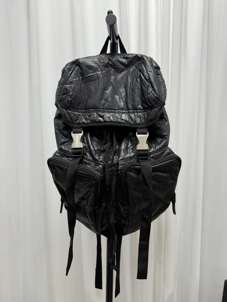 Yohji Yamamoto yohji yamamoto Cotton-padded nylon shoulder bag with suede Size ONE SIZE - 1 Thumbnail