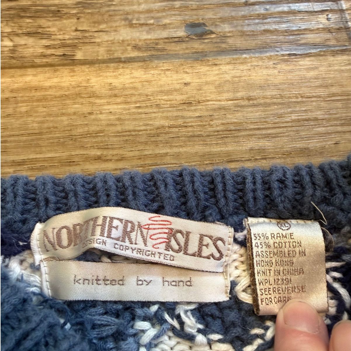 Northern Isles Vintage Northern Isles Hand Knit Abstract Sweater Size US XL / EU 56 / 4 - 3 Thumbnail