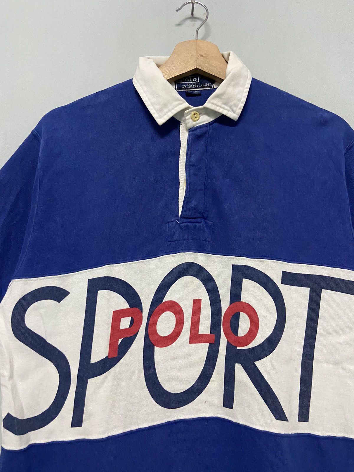 Polo Ralph Lauren × Ralph Lauren Sport × Vintage Vintage 90s Polo Ralph Lauren Sport RL OG Logo Big Print Size US M / EU 48-50 / 2 - 2 Thumbnail