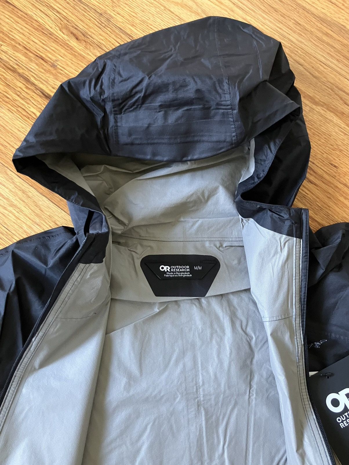 Outdoor Research Helium UL Rain Jacket Black Size US M / EU 48-50 / 2 - 4 Thumbnail