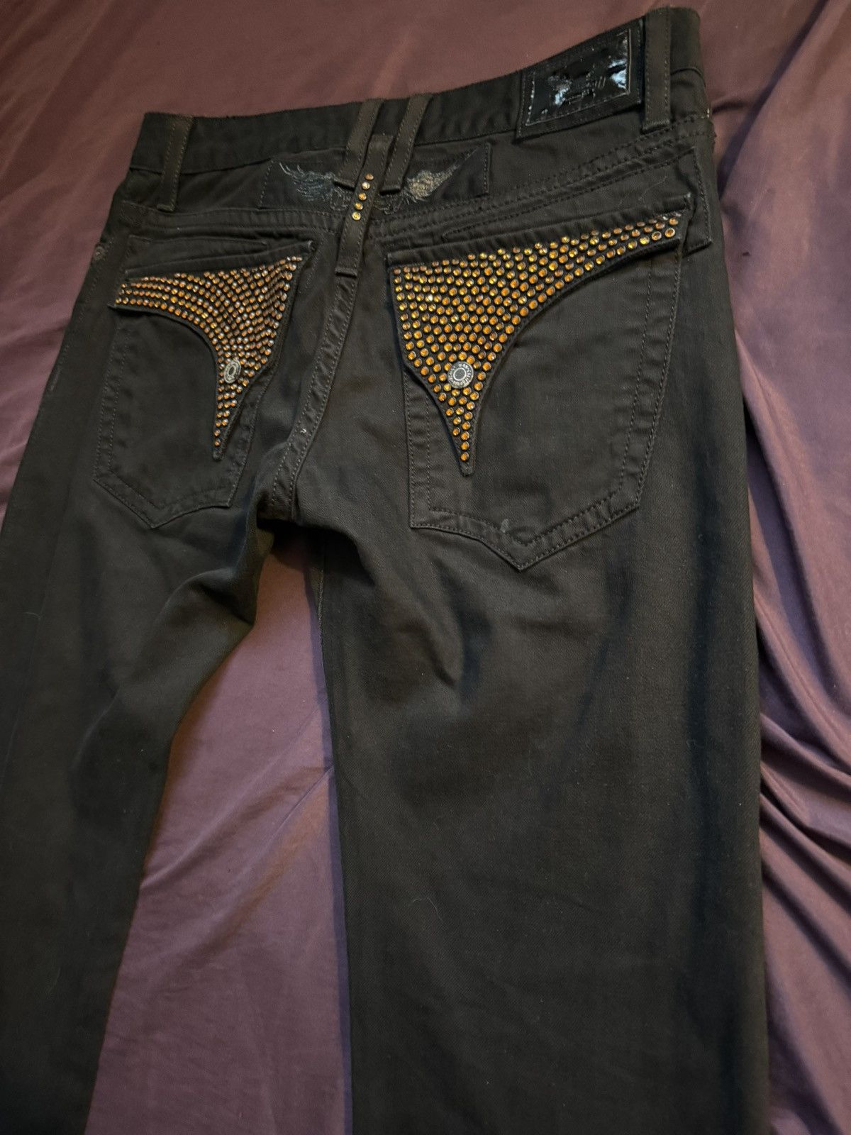 Robins Jeans Robins jeans black and orange mens 30 Size US 30 / EU 46 - 4 Thumbnail