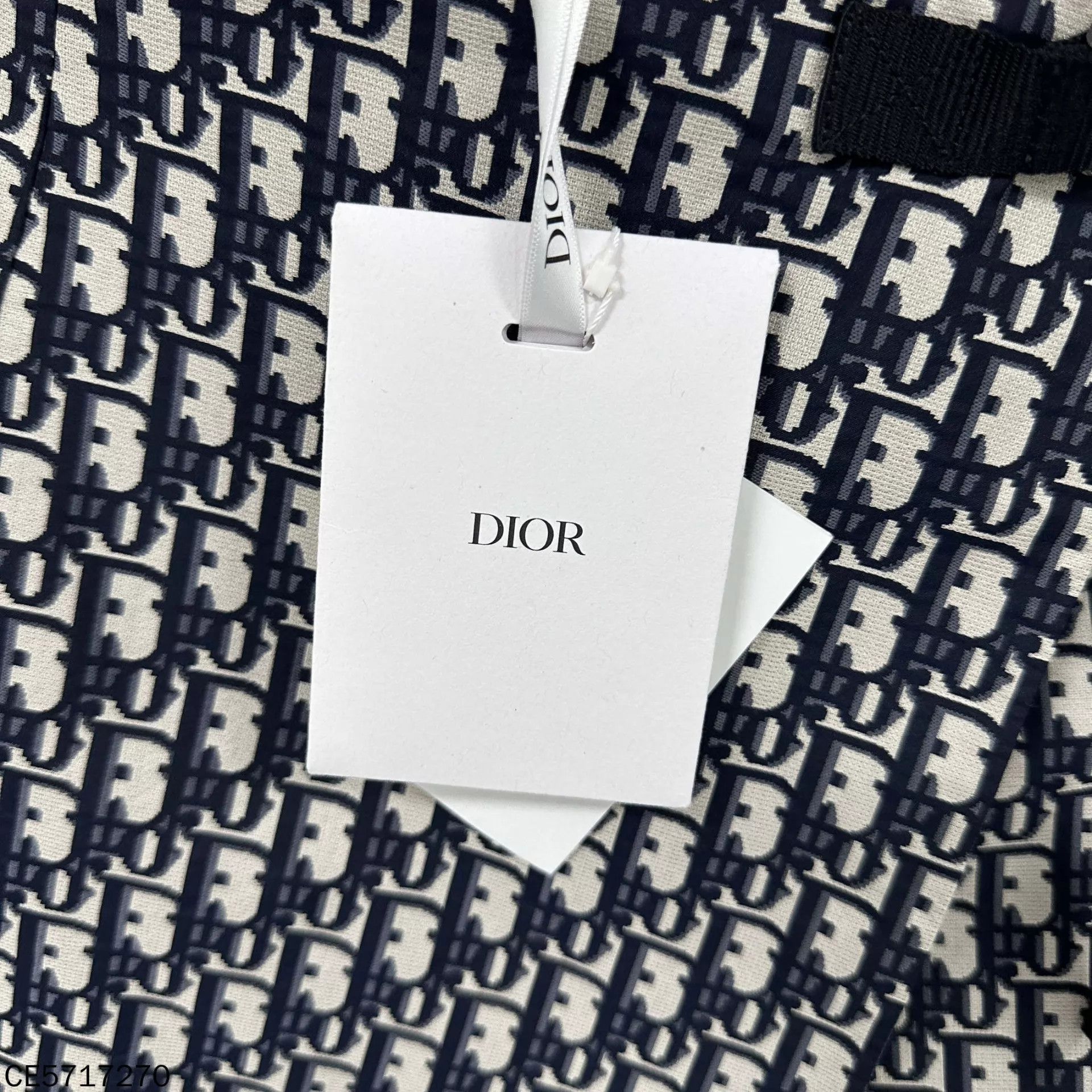 Dior Dior Women's New Blue Oblique Print Culottes 34 Size 25" / US 0 / IT 36 - 5 Thumbnail