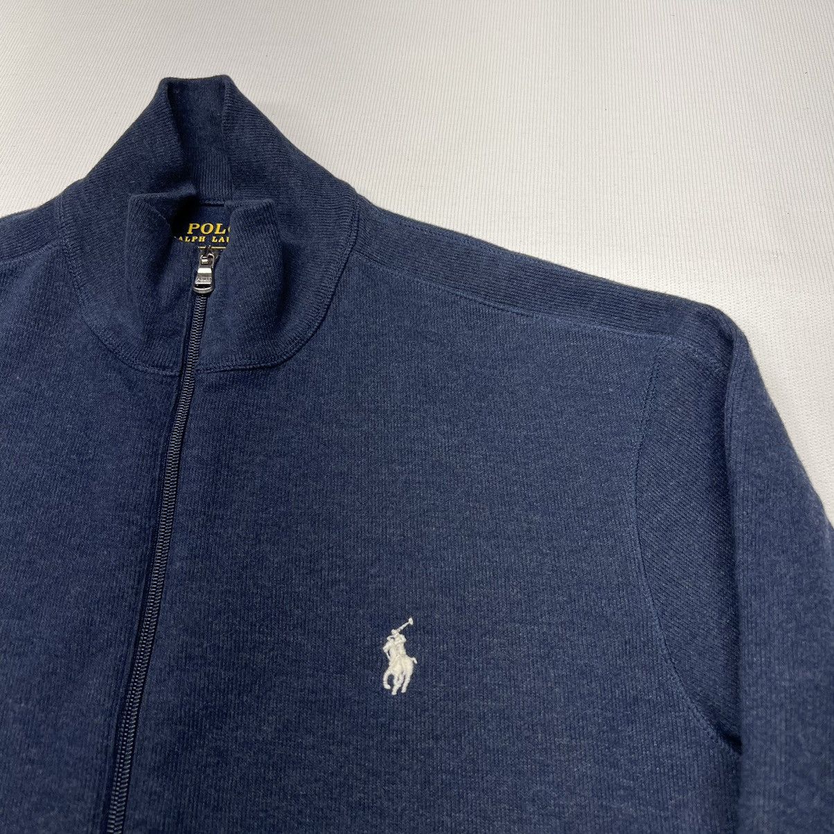 Polo Ralph Lauren Polo Ralph Lauren Sweater Blue Full Zip Knit Performance Size US M / EU 48-50 / 2 - 2 Thumbnail