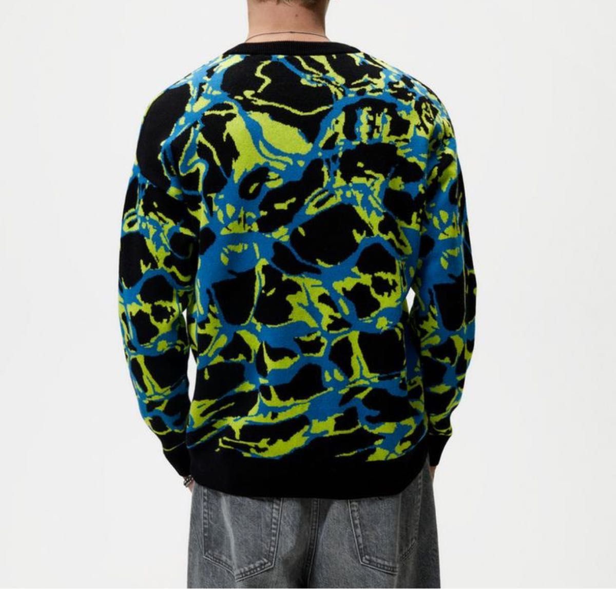 Zara zara knit sweater colorful Size US L / EU 52-54 / 3 - 2 Thumbnail