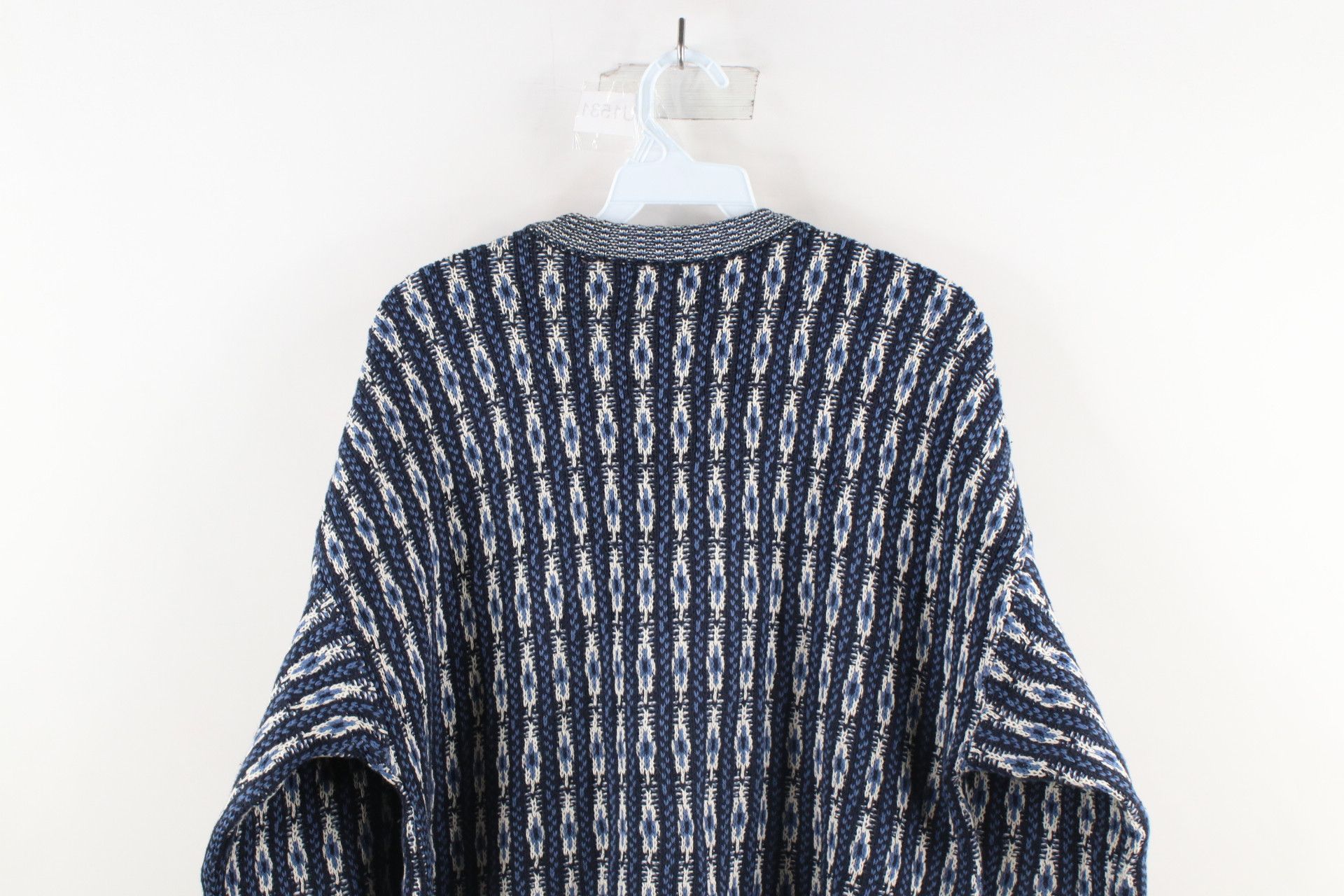 Vintage Vintage 90s Coogi Style Striped Knit Cosby Dad Sweater Size US L / EU 52-54 / 3 - 7 Thumbnail
