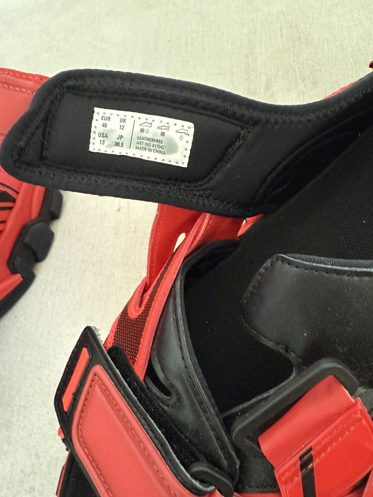Balenciaga Balenciaga Track Sandals Red and Black Size US 13 / EU 46 - 6 Thumbnail