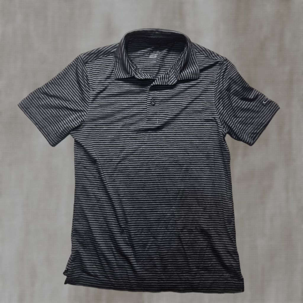 Champion VINTAGE Champion C9 Polo Shirt (Short Sleeve) Black Striped Adult Mens S Polo Shirt - Champion Polo Shirt Mens Black Striped S Size US S / EU 44-46 / 1 - 1 Thumbnail