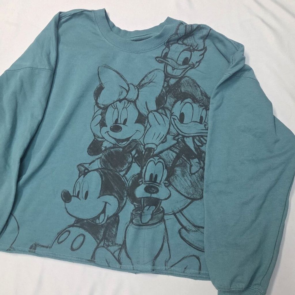 Disney Disney long-Sleeve Graphic Sweatshirt-vintage-Characters Size L / US 10 / IT 46 - 1 Thumbnail